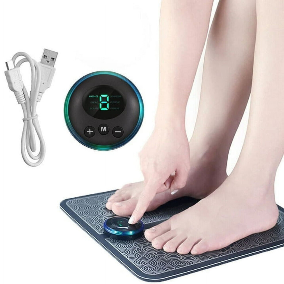 EMS Foot Massager Mat, Compatible with Pro Electrode Therapy, Relieves Pain, Improves Circulation & Plantar Fasciitis, Reshapes Legs