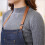 Unisex ποδιά denim με ρυθμιζόμενες τσέπες Prettyui για κουζίνα Chef Kitchen BBQ και Studio 2