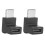 Προσαρμογέας husxh USB Type C σε USB Type C, 2 τεμάχια, Μετατροπέας συγχρονισμού δεδομένων 1