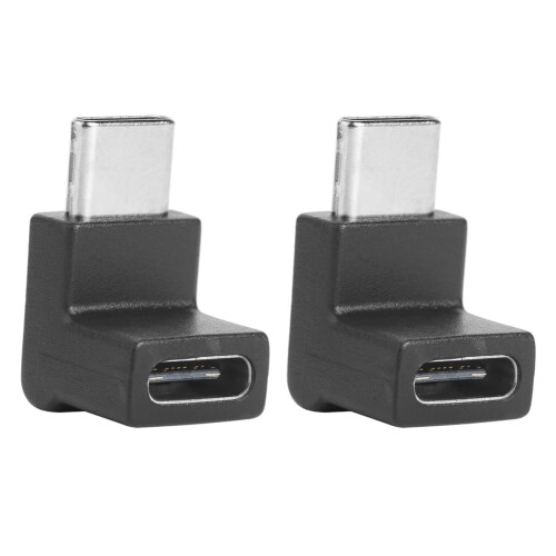 Προσαρμογέας husxh USB Type C σε USB Type C, 2 τεμάχια, Μετατροπέας συγχρονισμού δεδομένων