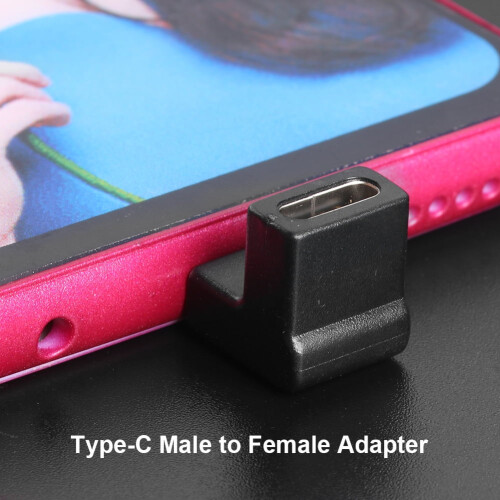 Προσαρμογέας husxh USB Type C σε USB Type C, 2 τεμάχια, Μετατροπέας συγχρονισμού δεδομένων 2