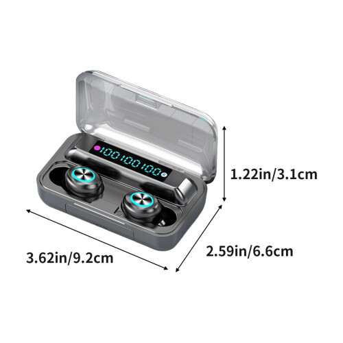 Ασύρματα ακουστικά Bluetooth Avtoify Mini Dual In-Ear, μαύρα – Συμβατά με καθημερινές 2