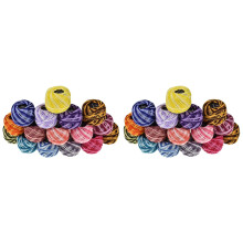 Sewing Thread Cotton Embroidery Floss Fabric 32 Color Cross Stitch Braided Wire Threads Portable