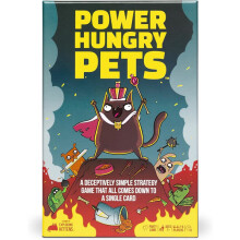 Power Hungry Pets von Exploding Kittens – 2–6 Spieler – ab 7 Jahren – 15 Minuten Spieldauer – Strategisches und einfaches Kartenspiel –