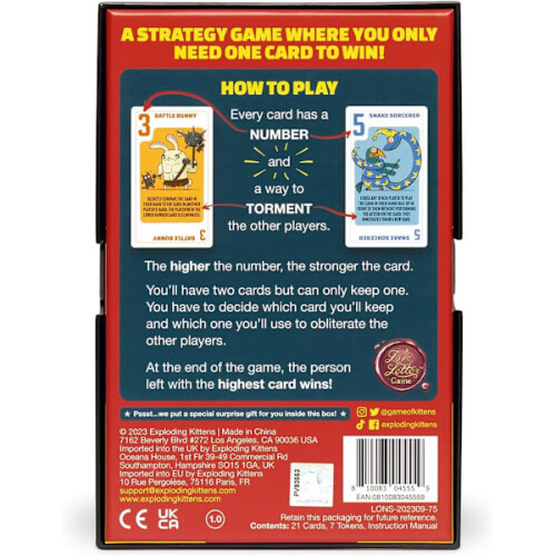 Power Hungry Pets από την Exploding Kittens - 2-6 Παίκτες - Ηλικίες 7+ - 15 Λεπτά Παιχνίδι - Στρατηγικό 1