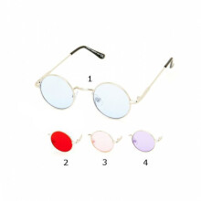Runde Sonnenbrille, lila