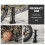 Ποδοτρόμπα με βαλβίδες Schrader και Presta/Dunlop, 140PSI, μαύρη 6