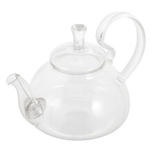 Machines à thé expresso pour la maison, bouilloire en verre transparent, théière à fleurs, cafetière pour le bureau, service à thé résistant