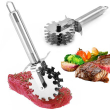 Nuevo modelo de mazo ablandador de carne para bistec, martillo de cocina de acero inoxidable portátil.