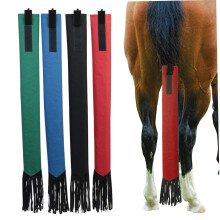 Horse Tail Bag Wrap with Fringe Guard, 4PCS Horsetail Protector for Equestrian Riding