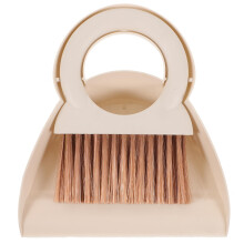 Mini Desktop Broom and Dustpan Set Small Handheld Brush for Table Keyboard Sofa Car Cleaning