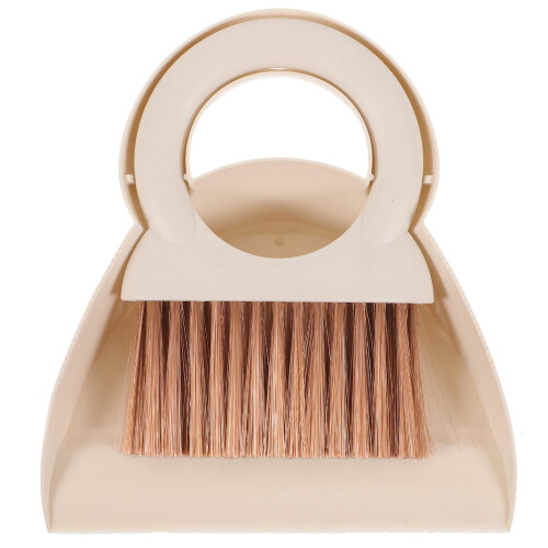 Mini Desktop Broom and Dustpan Set Small Handheld Brush for Table Keyboard Sofa Car Cleaning