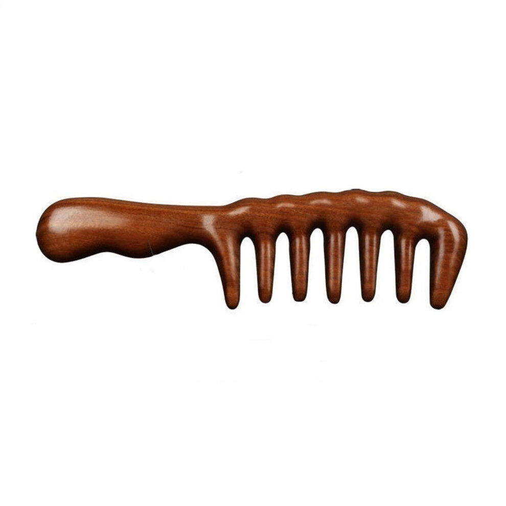 Rosewood Hair Comb for Long Hair Women, Smooth Detangling and Scalp Massage, 20x5.5cm Brown