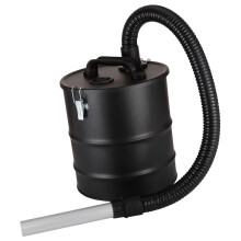 Vacuum Ash Collector Bucket 15L Large Capacity Portable Barrel for Fireplace and Wood Stove