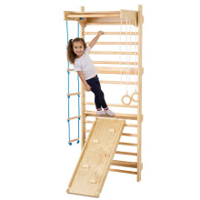 Zweedse Ladder - DUOKU - ZF-LM-003 - Vurenhout - 5 in 1 - Capaciteit 99,8 kg