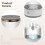 USB Rechargeable Makeup Brush Cleaner with Quick Drying, Transparent Design for Easy OneButton Operation 3