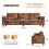Luxury 3-Seater Leather Sofa Modern Sofa 8