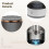 Automatic Makeup Brush Cleaner USB Rechargeable Fast Drying OneTouch Portable Black 2