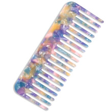 Wide Tooth Detangling Comb for Curly Hair, Gentle AntiStatic Design for Wet and Dry Use