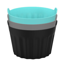 Mosiee Air Fryer Egg Muold Air Fryer Egg Poacher Silicone Cupcake Baking Cups Ramekins