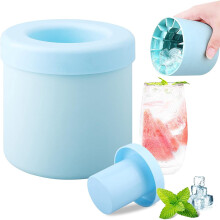 Mini Ice Cubes Maker, Decompress Ice Lattice, Small Ice Cube Tray, Cylinder Silicone Ice Lattice Molding Ice Cup Ice Maker Press-Type, Easy-Release
