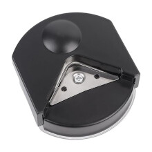 Mini Corner Rounder Paper Punch R4, DIY Craft Trimmer for Cards Photos, Compatible with Black Office School Supplies