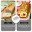 Mini Loaf Pan for Baking Bread, 2Pcs Nonstick Bread Tins 3