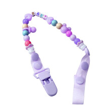 Baby Beads Chain Rope Dummy Anti-Drop Pacifier Clip Teether Nipple Holder Leash