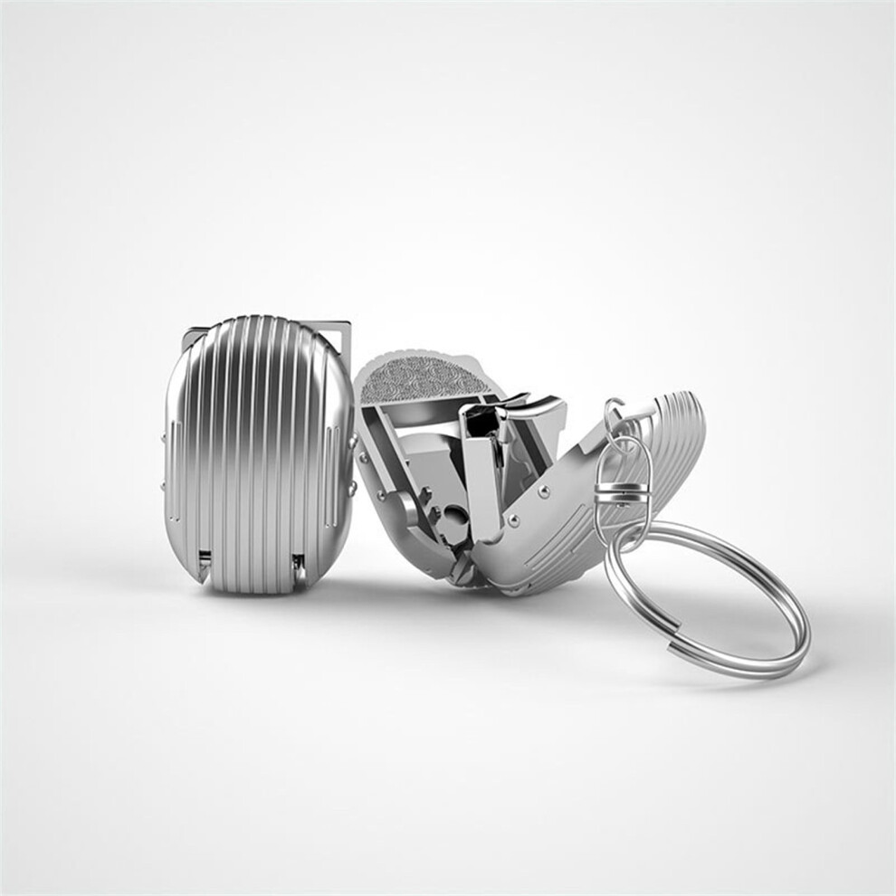 WEMDBD Folding Mini Nail Clippers Single Pack Portable Mini With Keychain Flip Over Nail Clippers