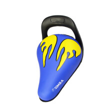 chidgrass PU Leather Kids Mountain Bike Saddle Replacement U-shaped Ergonomic Colorful Upgrading Rainproof Bicycles Seat Blue
