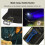 LED Flashlight Type-C Charging Rotatable Lamp Head with Multi-function W5F1 5