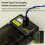 LED Flashlight Type-C Charging Rotatable Lamp Head with Multi-function W5F1 6