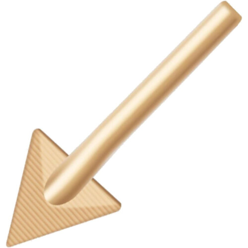 Soldering Iron Tips Set 4pcs Gold Triangular Copper Replacement Heads for Welding 2