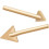 Soldering Iron Tips Set 4pcs Gold Triangular Copper Replacement Heads for Welding 5