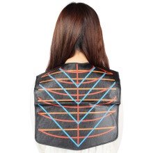 Waterproof Magnetic Hair Cutting Cape Pack of 2, Lightweight PVC Barber Cape 70x55cm Adjustable Neck