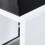 (BLACK) Nested Coffee Table Set of 3, Stackable Side Tables 4