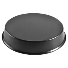 Plat à four de 20 cm, plaque de cuisine, assiette à pizza en acier au carbone, moule à gâteau, poêle plate, mini-moules ronds profonds