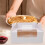 White 4 Pcs Pe Paper Wrapping Boxes Dessert Packaging Cake Muffin Open The Window 4