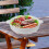JMXIANG Baking Dish Roasting Pan Round Baking Dish Ceramic Bakeware Double Handle Baking Dish 4