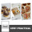 White 4 Pcs Pe Paper Wrapping Boxes Dessert Packaging Cake Muffin Open The Window 5