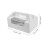 White 4 Pcs Pe Paper Wrapping Boxes Dessert Packaging Cake Muffin Open The Window 2