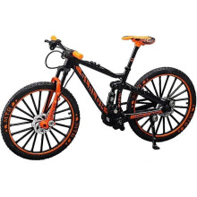 Mini1: 10 Legering Fiets Schaalmodel Bureau Simulatie Ornament Vinger Mountainbikes Speelgoed Oranje