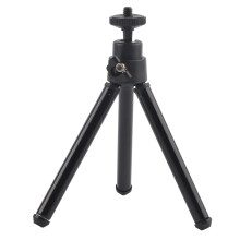Uadme Mini Tripod Stand, Adjustable Foldable Desktop Tripod with Accessories Compatible with Camera, Black