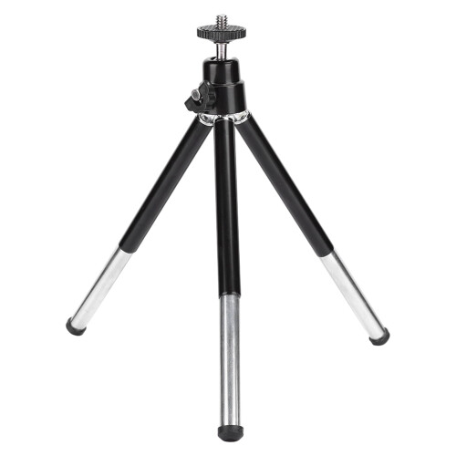 Uadme Mini Tripod Stand, Adjustable Foldable Desktop Tripod with Accessories Compatible with Camera, Black 2
