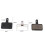 WALFRONT4Pairs Μαύρα τακάκια φρένων M446Disc για εξαρτήματα φρένων ποδηλάτων, τακάκια 8