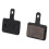 WALFRONT4Pairs Μαύρα τακάκια φρένων M446Disc για εξαρτήματα φρένων ποδηλάτων, τακάκια 6
