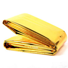 Survival Blanket / Emergency Blanket Heat Retaining Reflective Gold