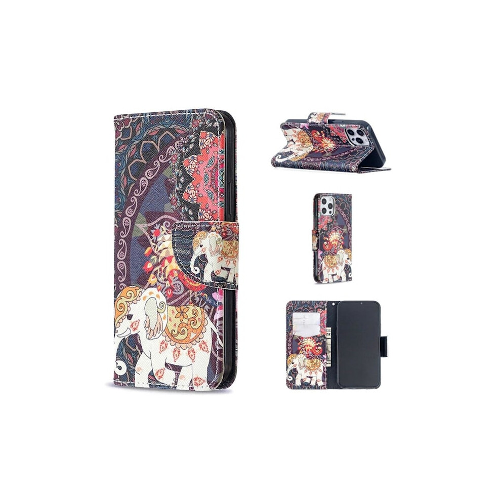 Wallet Case Compatible With Apple Compatible With Iphone 12 Pro Â Indian / Elephant 9149926971825