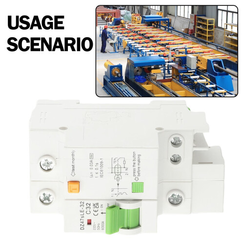 Interruttore differenziale per piccoli circuiti 1P+N32A AC230V 2