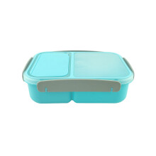 Économies pour la rentrée ! Boîte à lunch Fnyoxu en plastique compartimenté, portable et compatible micro-ondes